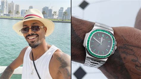 patek philippe hardik pandya watch price|patek philippe nautilus platinum 5711.